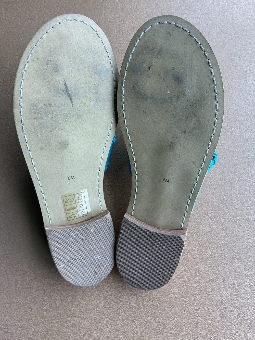 Jack Rogers “Jack” Leather Thong Sandals - Picture 6 of 8